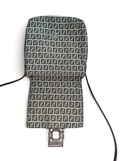 Fendi Zucchino Mama Baguette / Shoulder Bag – Brown Tobacco