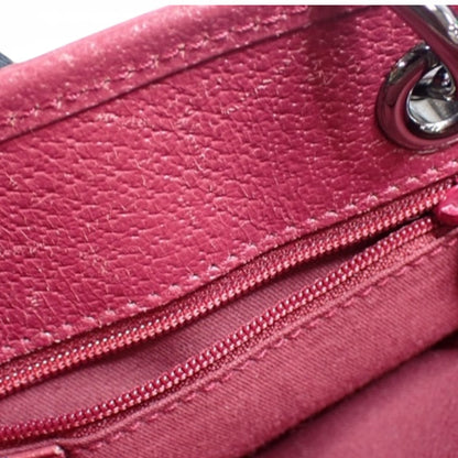 GUCCI GG CANVAS TOTE – BURGUNDY TRIM