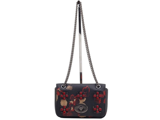 Coach Tortoiseshell Chain Shoulder Bag