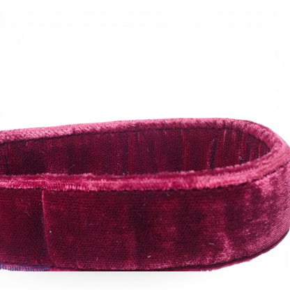 Prada Red Velour Velvet Shoulder Bag