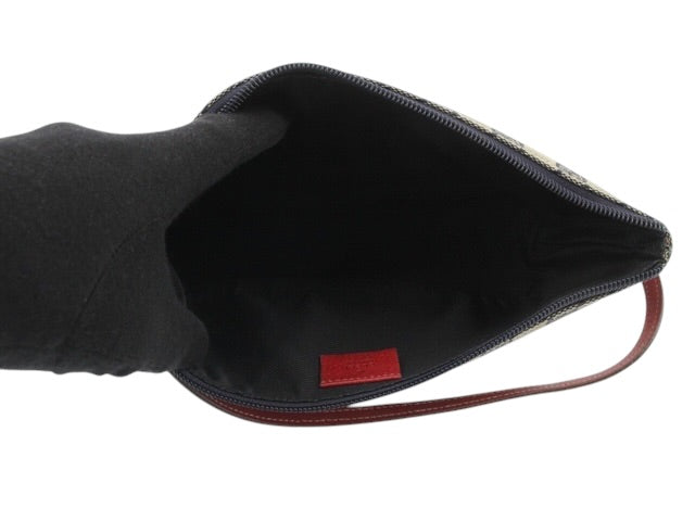 Gucci GG Canvas Red Shoulder Pouch