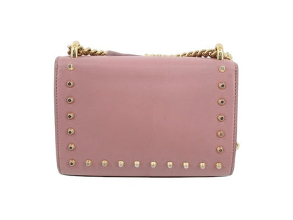 Gucci Padlock Pearl & Stud Mini Shoulder Bag – Pink Leather