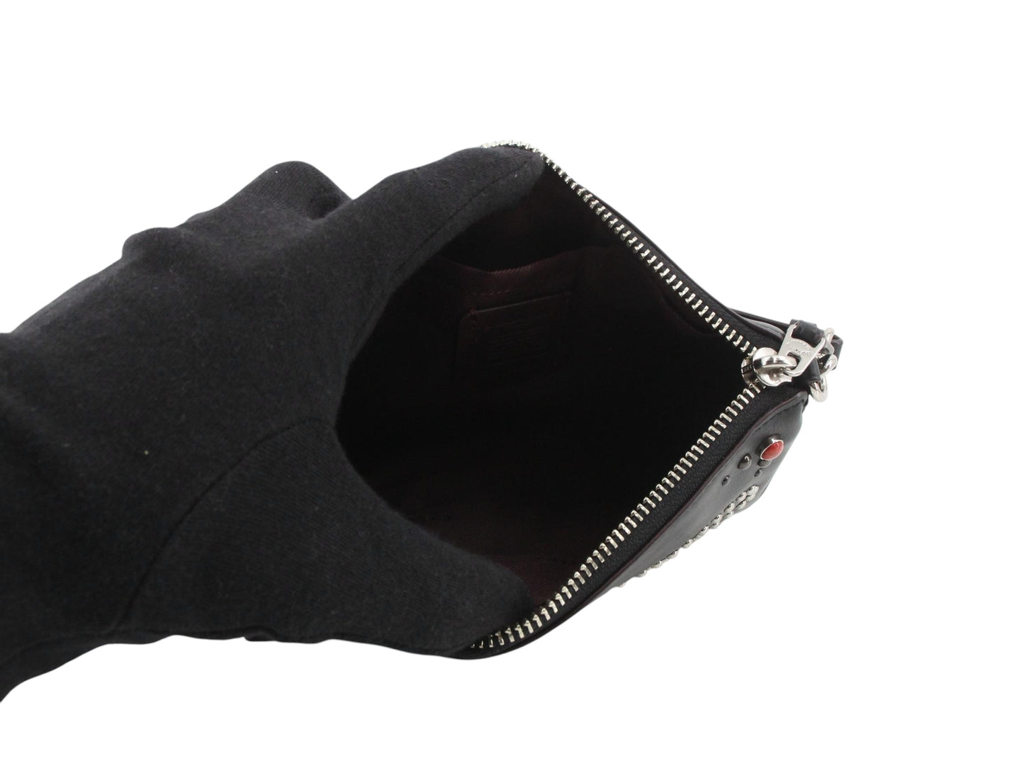 Coach Black Studded Wanted Shoulder Bag