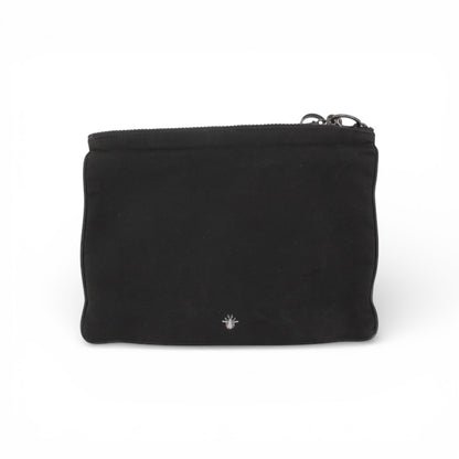 Christian Dior Black Rubber Patch Clutch