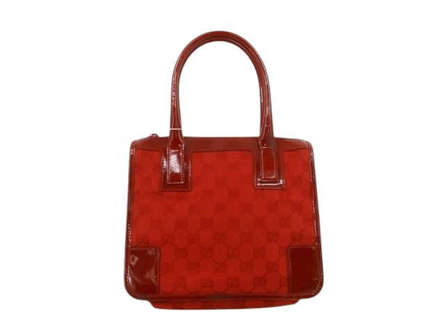 Gucci GG Canvas Mini Tote – Red