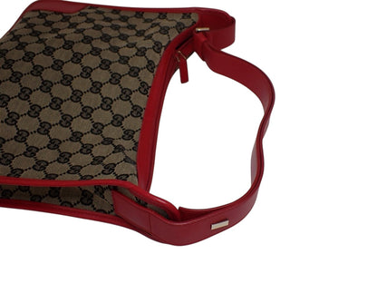 Gucci GG Canvas & Leather Shoulder Bag (001 4205)