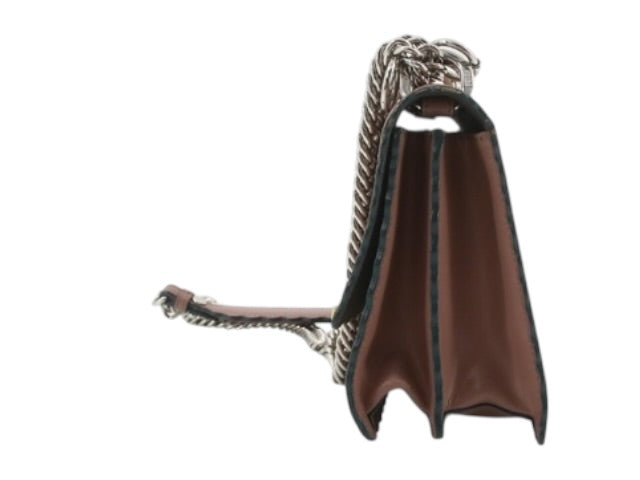 FENDI SCALLOPED LEATHER BAG