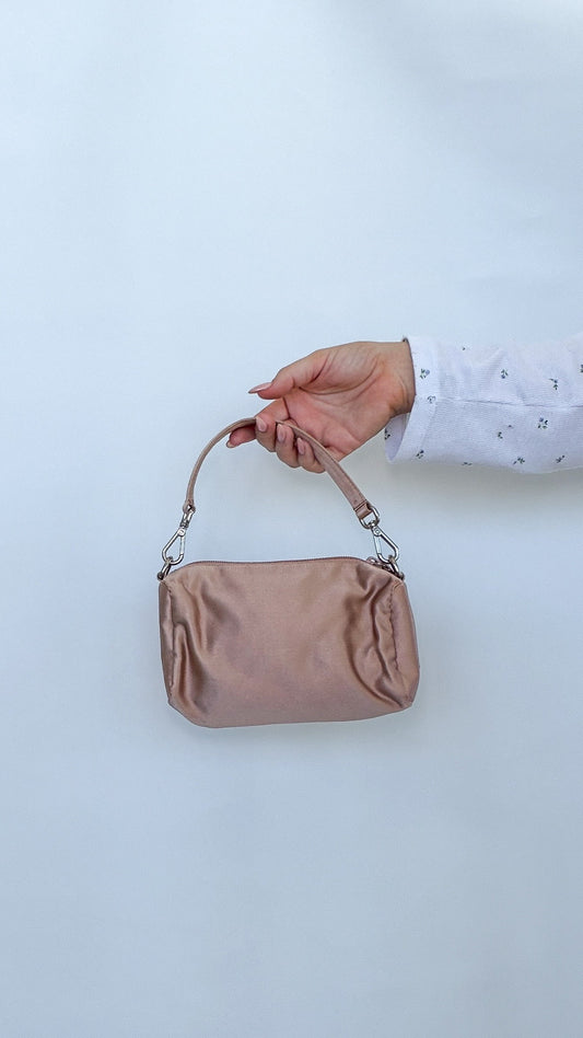 PRADA GOLD SATIN MINI BAG