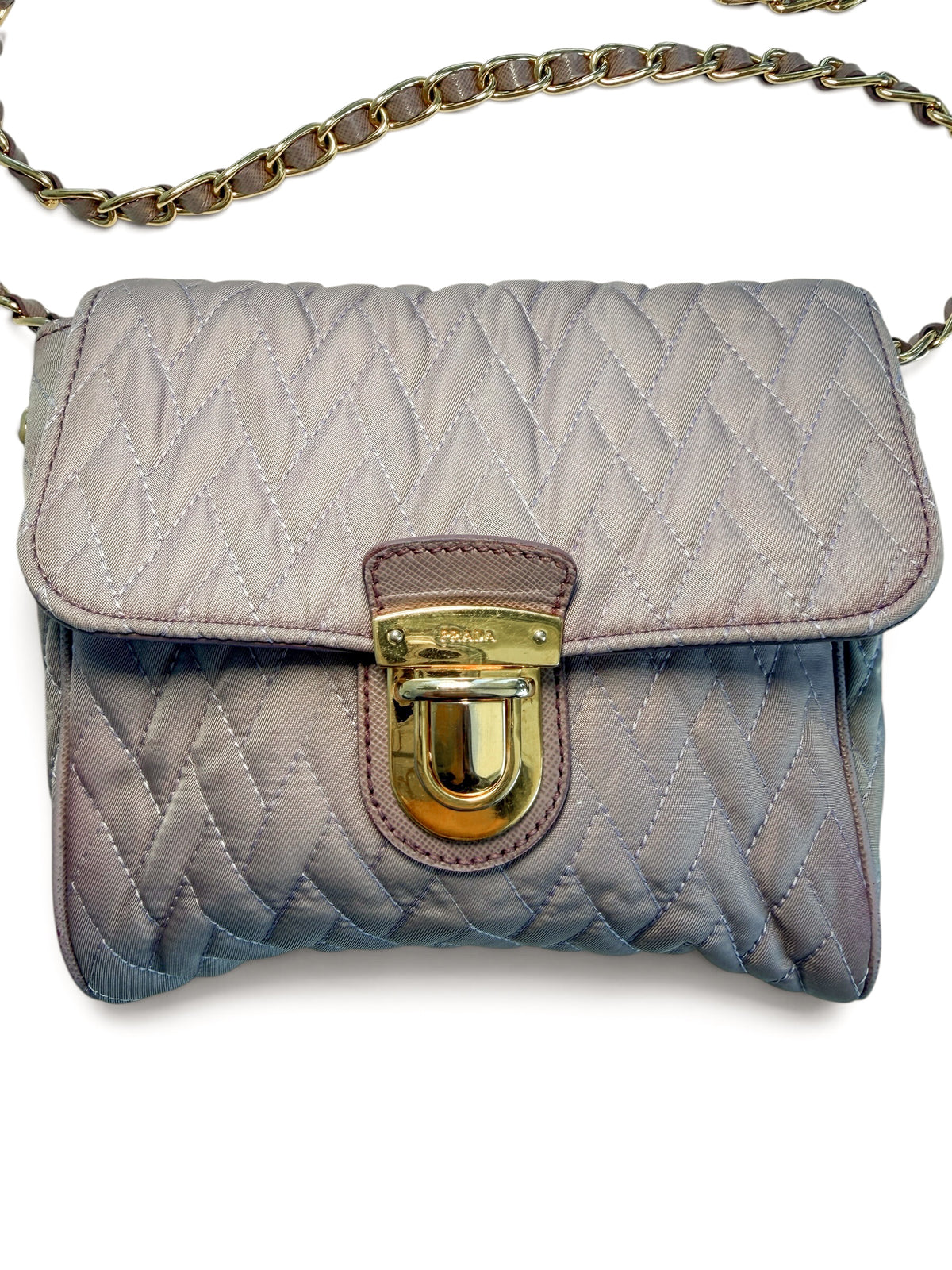 Prada Quilted Leather Chain Shoulder Bag