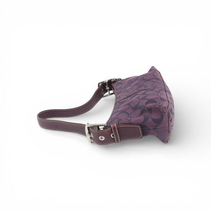 Coach Signature Shoulder Bag – Plum