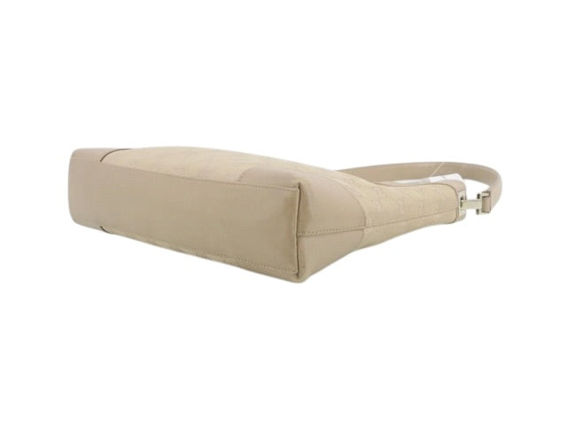 Gucci GG Canvas Shoulder Bag – Beige