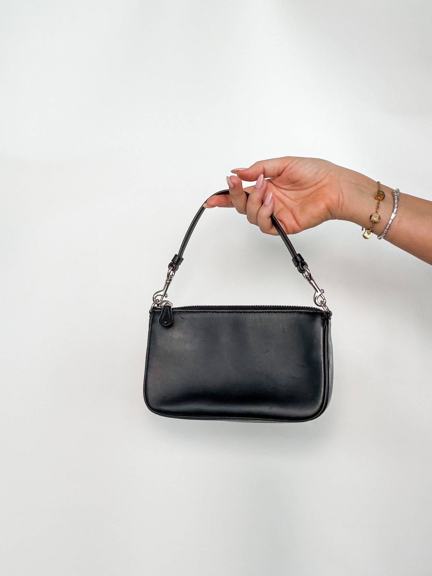 Coach Black Studded Wanted Shoulder Bag