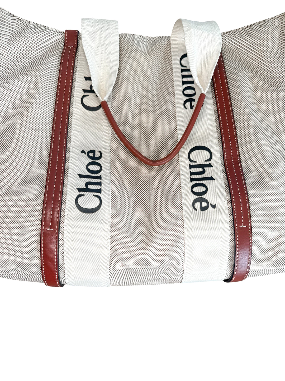 Chloé Woody Canvas Tote