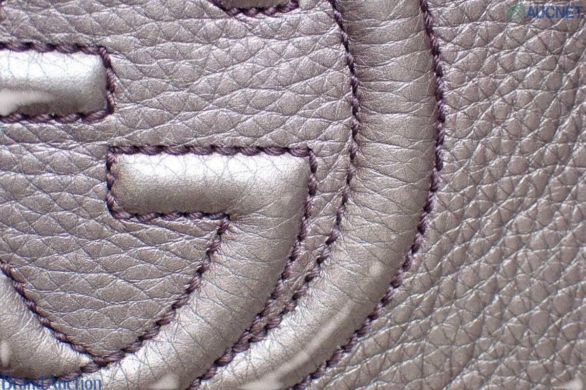 Gucci Soho Metallic Mauve Leather Chain Shoulder Bag