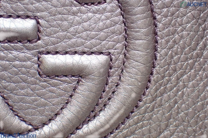 Gucci Soho Metallic Mauve Leather Chain Shoulder Bag