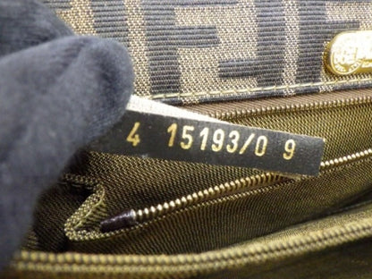 Fendi Zucca Canvas Shoulder/cross body Bag (Vintage FF Monogram)