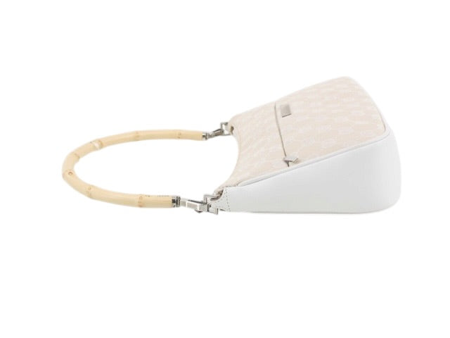 Gucci Bamboo GG Canvas Shoulder Bag