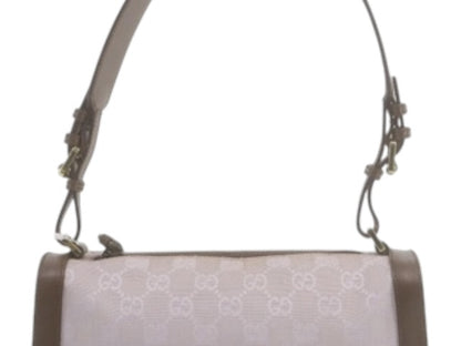 Gucci GG Canvas Shoulder Bag – Pink & Brown