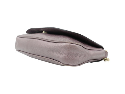 Gucci Soho Metallic Mauve Leather Chain Shoulder Bag