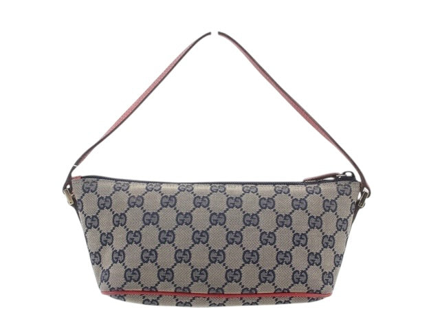 Gucci GG Canvas Red Shoulder Pouch
