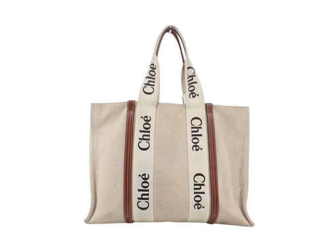 Chloé Woody Canvas Tote