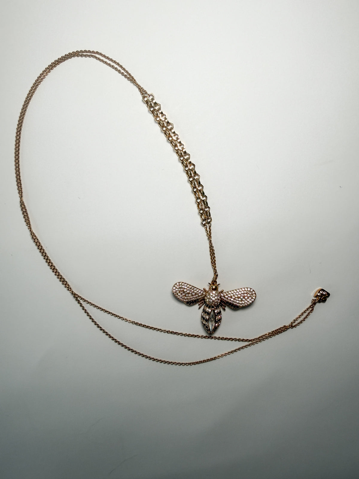 Swarovski Crystal Bee Pendant Necklace
