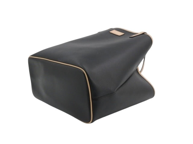 Coach Black Leather Tote Bag