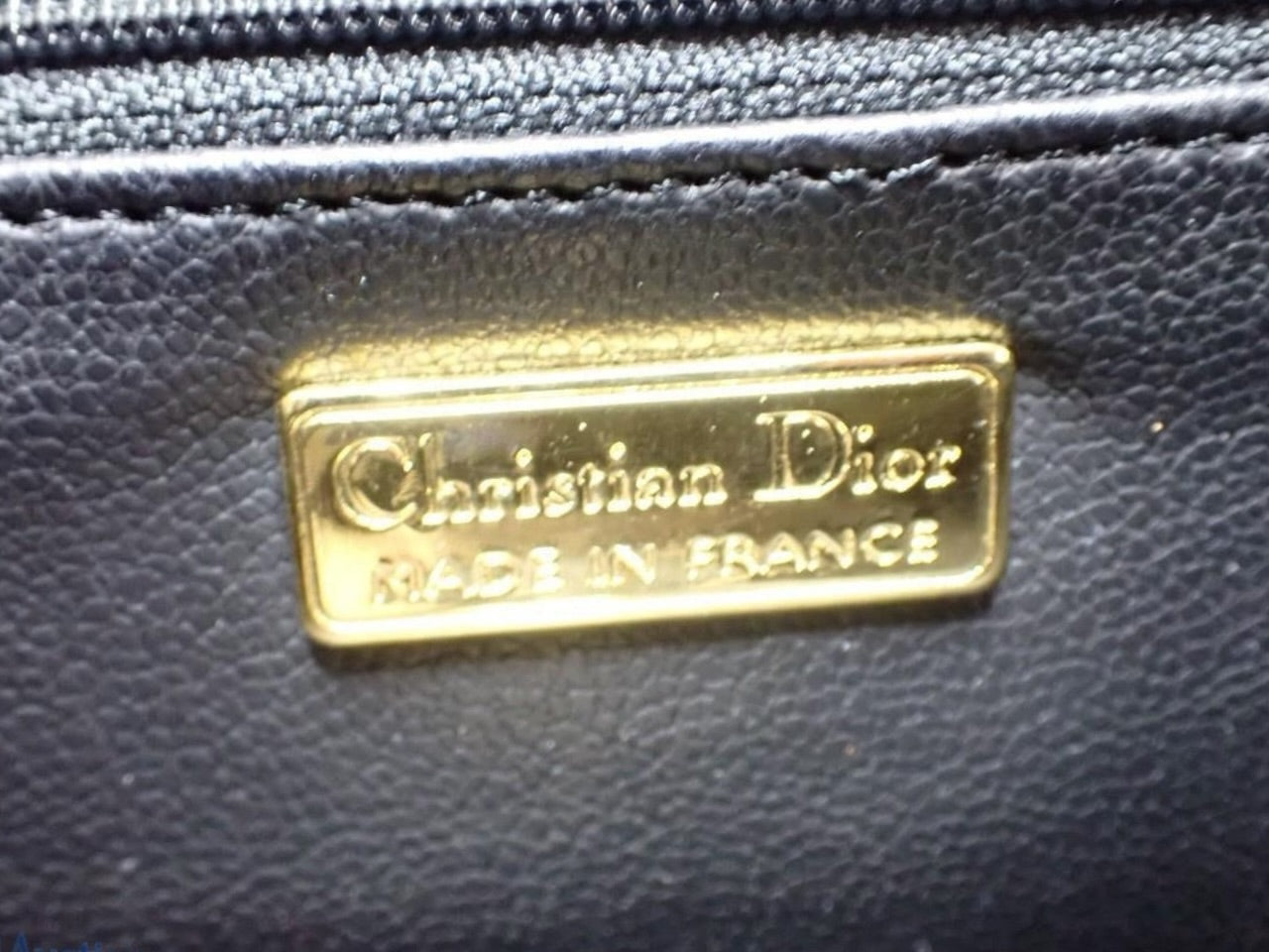 Christian Dior Vintage 2-Way Leather Top Handle Bag – Black Leather