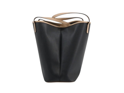 Coach Black Leather Tote Bag