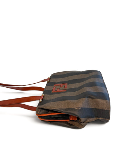 Fendi Pequin Stripe shoulder Bag