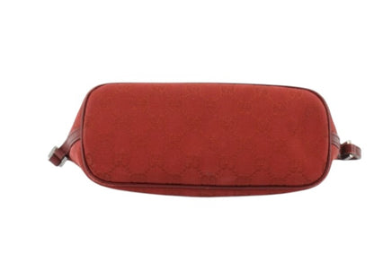 GUCCI RED MONOGRAM SHOULDER BAG