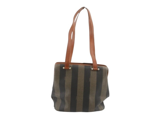 Fendi Pequin Stripe shoulder Bag