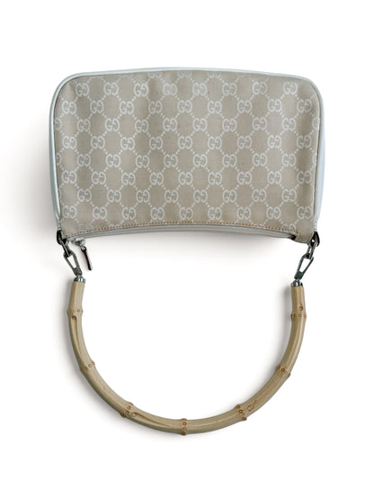 Gucci Bamboo GG Canvas Shoulder Bag