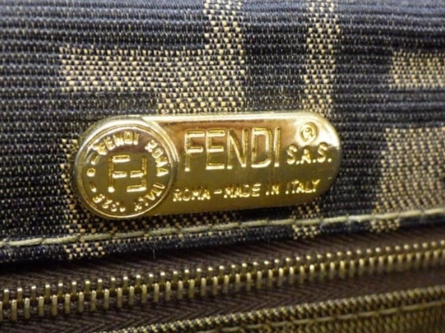 Fendi Zucca Canvas Shoulder/cross body Bag (Vintage FF Monogram)