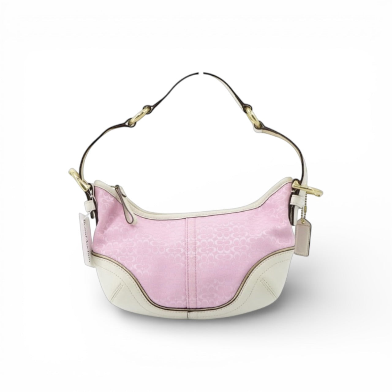 Coach Pink Signature Shoulder Bag