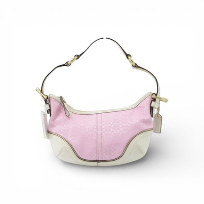 Coach Pink Signature Shoulder Bag