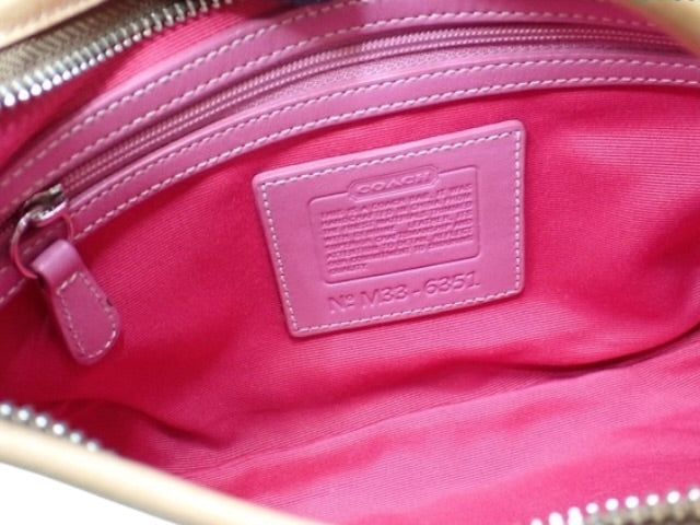 Coach Signature Tote – Pink Trim
