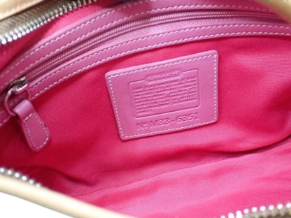 Coach Signature Tote – Pink Trim