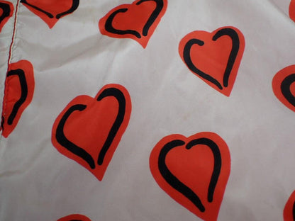 Prada Heart Print Nylon Tote Bag