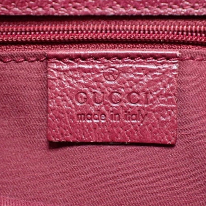 GUCCI GG CANVAS TOTE – BURGUNDY TRIM