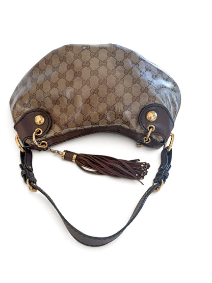 Gucci GG Crystal Heart Shoulder Bag