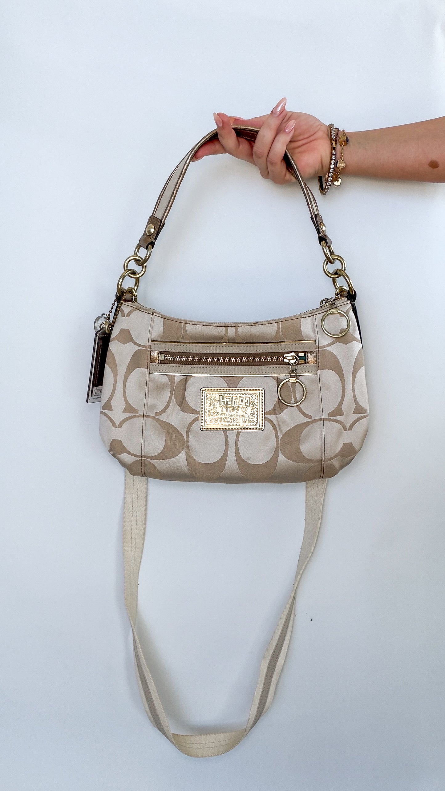 Coach Signature Shoulder & Crossbody Bag – Ivory