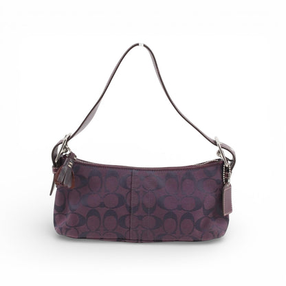 Coach Signature Shoulder Bag – Plum