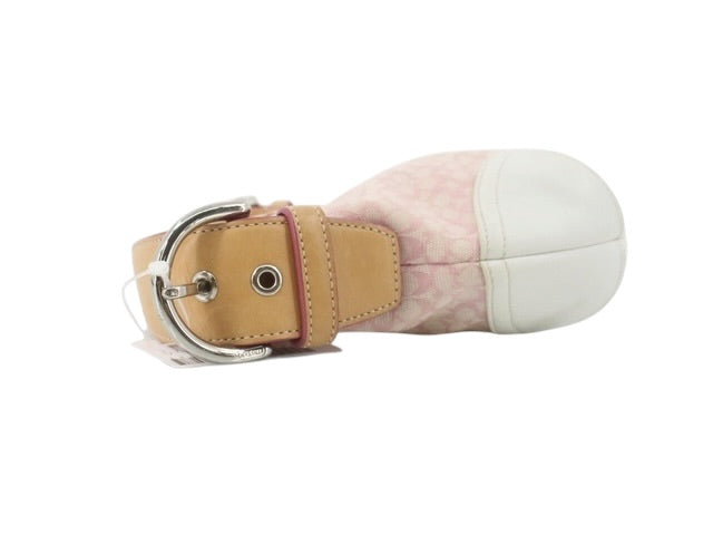 Vintage Coach Signature Shoulder Bag – Pastel Pink