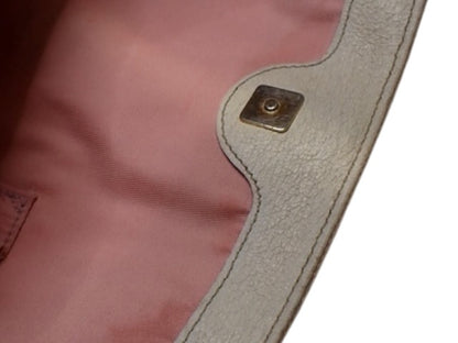 GUCCI PINK MONOGRAM SHOULDER BAG