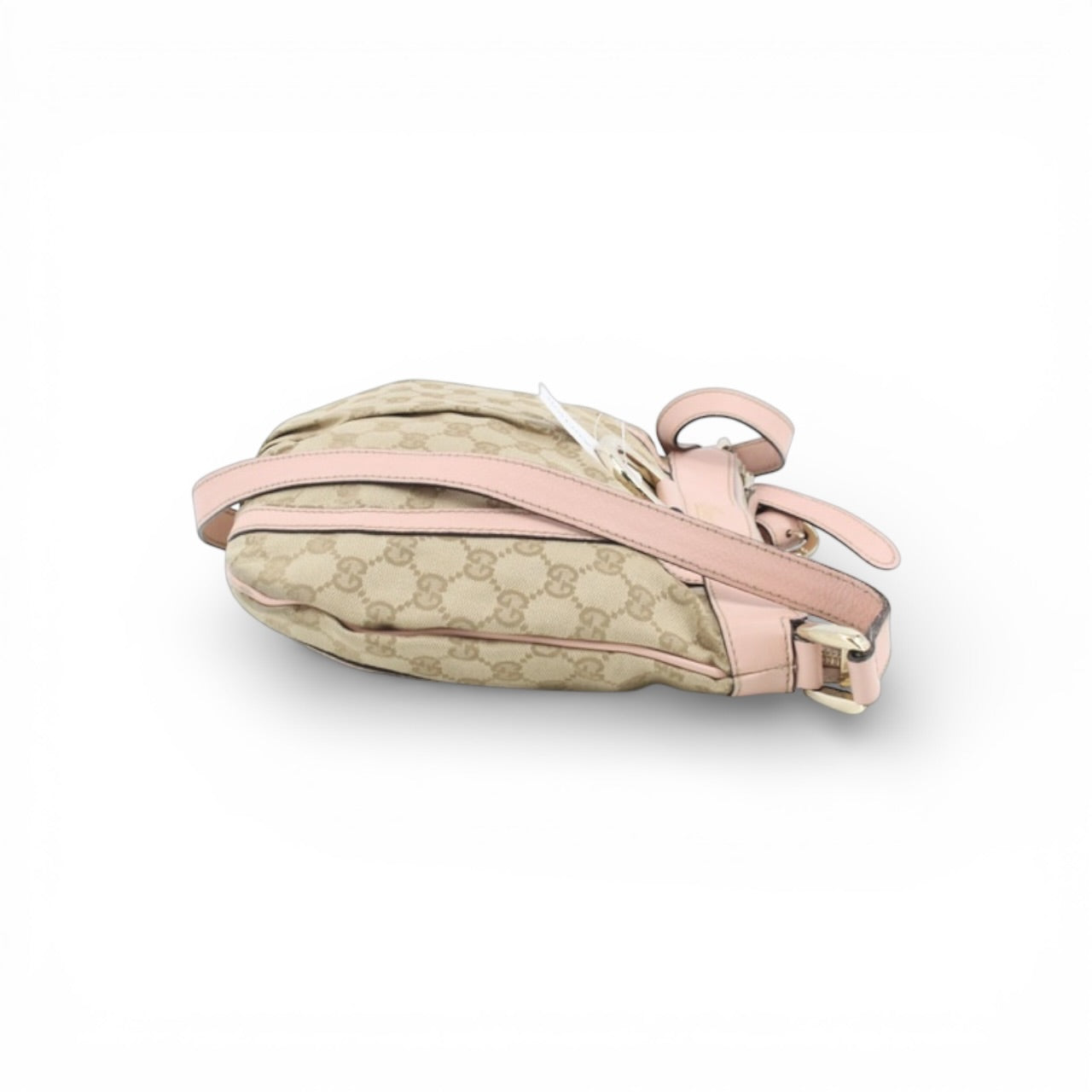 Gucci GG Canvas Crossbody – Pink Trim