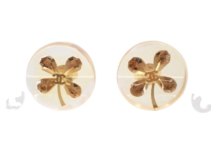 Chanel Coco Clover Earrings