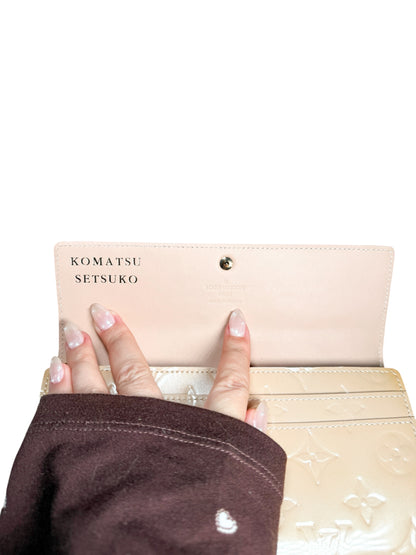 LOUIS VUITTON VERNIS WALLET (NOISETTE)