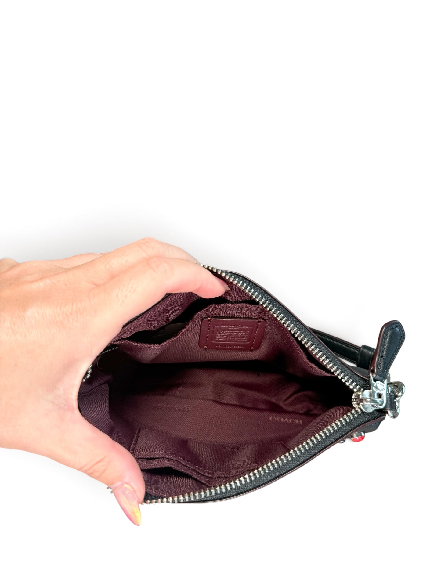 Coach Black Studded Wanted Shoulder Bag