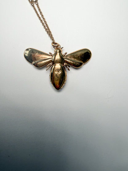 Swarovski Crystal Bee Pendant Necklace